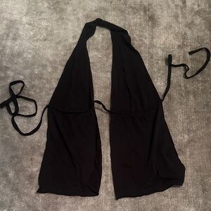 Black Halter Top